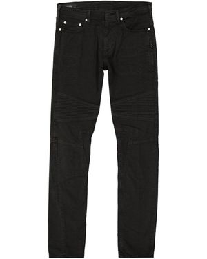 Neil Barrett Jeans in cotone e denim - Nero