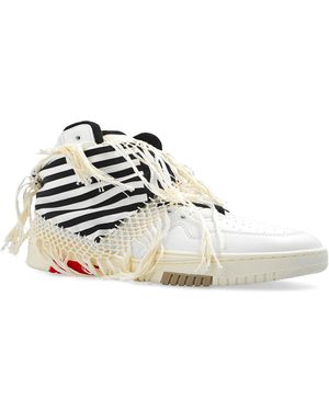 Saint Laurent Smith Leather Sneakers - Weiß