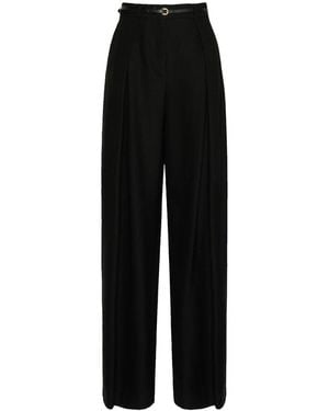 Max Mara Studio Aere Wide Trousers - Black
