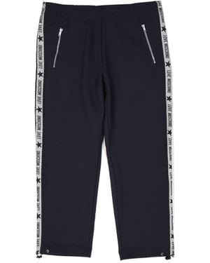 Love Moschino Logo Joggers - Blue