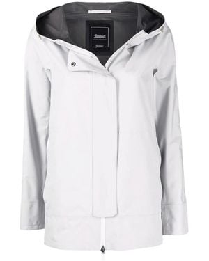 Herno Laminar Fabric Jacket - Blue