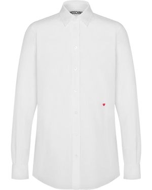 Moschino Cotton Little Heart Shirt - White