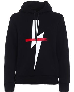 Neil Barrett Hoodies - Black