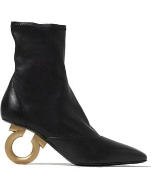 Ferragamo Heeled Boots - Nero