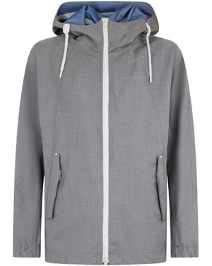 Herno Wool Hooded Jacket - Gray