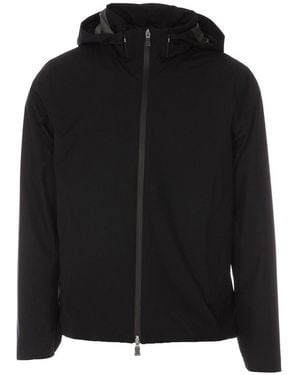 Herno Casual Hooded Jacket - Black