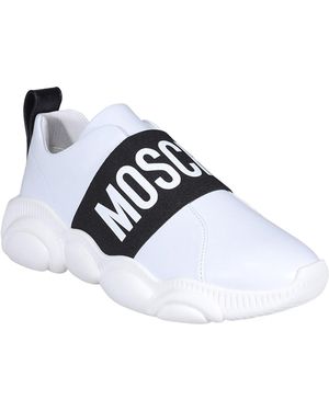 Moschino Couture Teddy Sohle Sneakers - Weiß