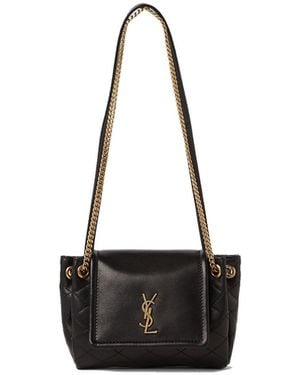Saint Laurent Mini Nolita Shoulder Bag - Black