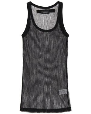 DSquared² Sleeveless Tops - Black