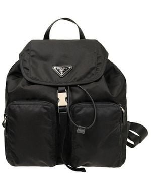 Prada Re-Nylon Backpack - Black