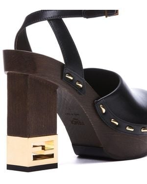 Fendi Mules & Clogs - Black