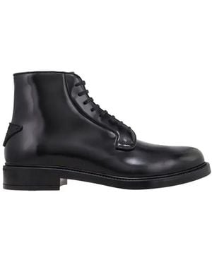 Prada Leather Lace - Black