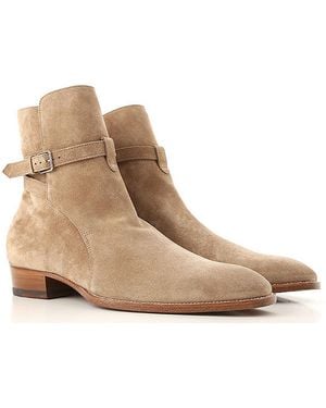 Saint Laurent Wyatt Jodhpur -Stiefel - Braun