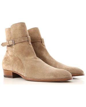 Saint Laurent Wyatt Jodhpur -Stiefel - Braun