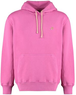 Autry Cotton Hoodie - Pink