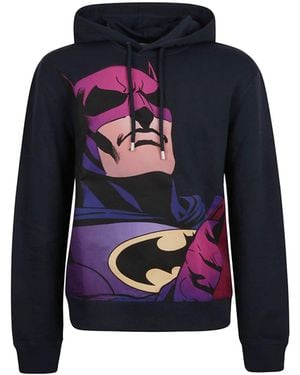 Lanvin Printed Hooded Sweatshirt - Blue