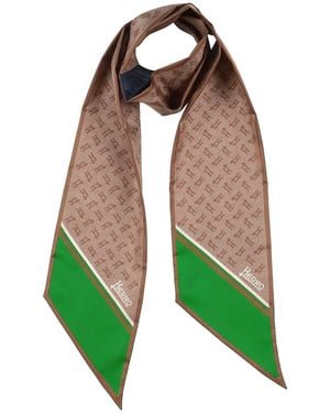 Herno Silk Scarf - Green