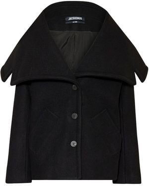 Jacquemus Le Caban Caruso Draped - Black