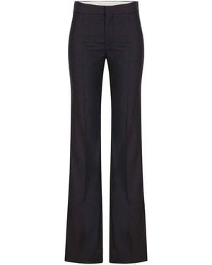 Chloé Wool Trousers - Blue
