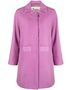 Herno Cotton Coat - Purple