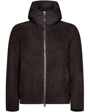 Herno Shearling Jacket - Black