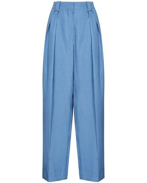 Stella McCartney High-Waist Tailored Trousers - Blue