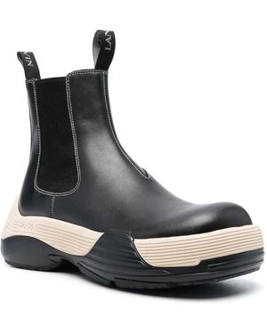 Lanvin Lederstiefel - Schwarz