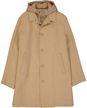 Herno Wool Coat - Natural