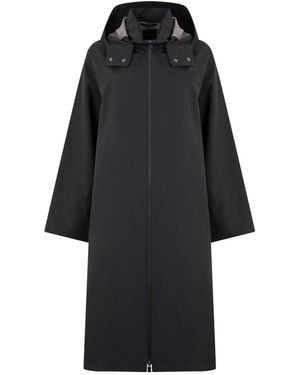 Herno Long Rain Coat - Black