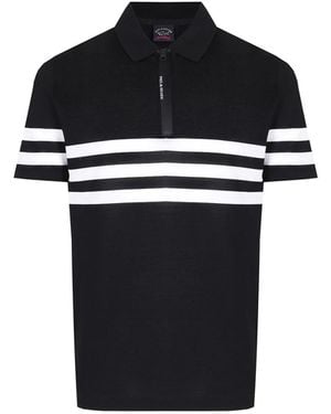 Paul & Shark Cotton Polo - Black