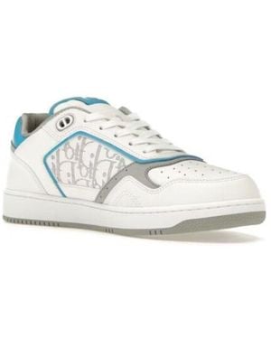 Dior Oblique Leder -Turnschuhe - Blau