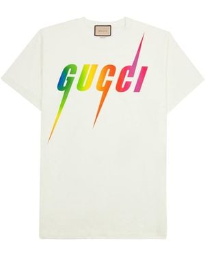 Gucci Logo Cotton T-Shirt - White