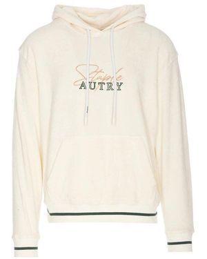 Autry Chenille Staple Hoodie - Natural