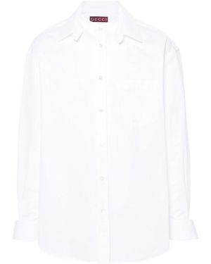 Gucci Cotton Logo Shirt - White