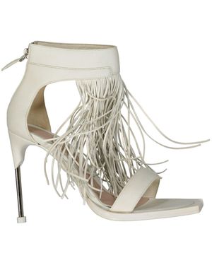 McQueen Sandali in pelle - Bianco