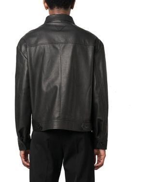Prada Leather Jackets - Black