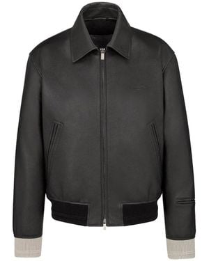 Dior Christian Couture Leather Jacket - Black