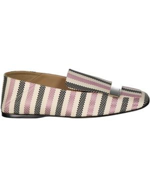 Sergio Rossi Jacquard Loafers - Brown