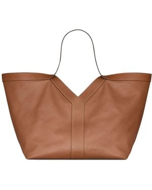 Saint Laurent Y Tote Bag - Brown