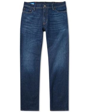 Acne Studios Blå Konst Cotton Denim Jeans - Blue