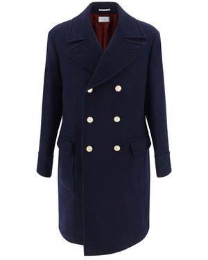 Brunello Cucinelli Giacca blu lana cashmere aw20