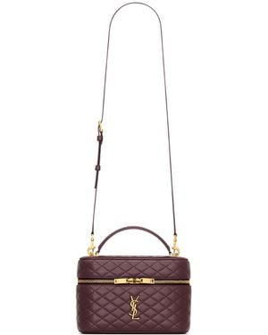 Saint Laurent Gaby Large Vanity Bag - Purple