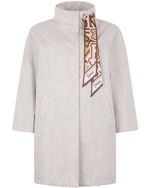 Herno Cotton Coat - White