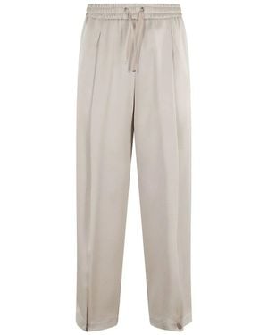 Herno Wide Trousers - Grey