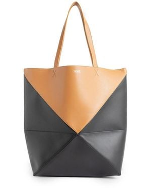 Loewe Puzzle Large Tote Bag - Grey