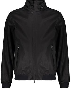 Herno Stand Collar Pocket Jacket - Black