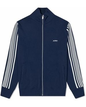 Autry Zipped Cardigan - Blue