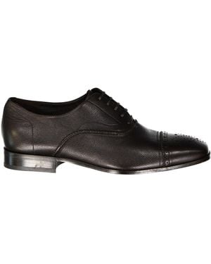 Ferragamo Lane Lace-Up Derbies - Black