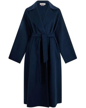 Weekend by Maxmara Weekend Operoso Wool Coat - Blue