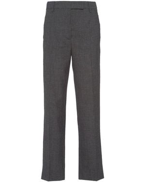 Prada Wool Trousers - Grey